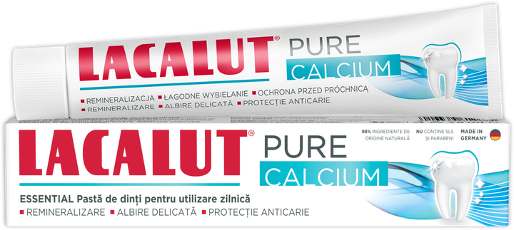 LACALUT PURE CALCIUM - pastă de dinți pentru remineralizare