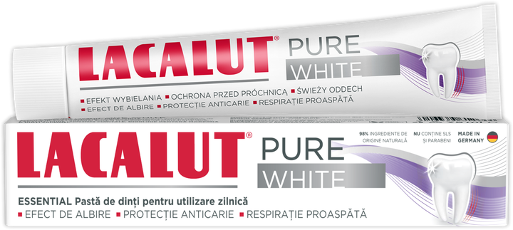 LACALUT PURE WHITE - pastă de dinți cu efect de albire